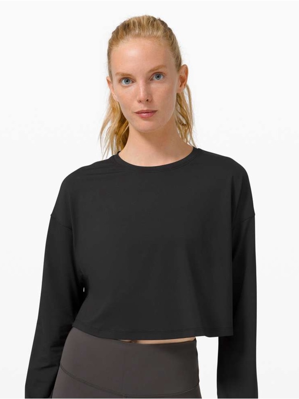 Lululemon cropped crewneck